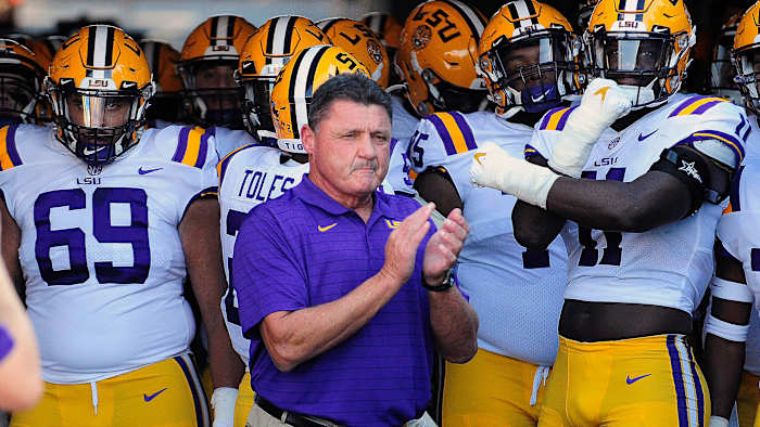 LSU coach Ed Orgeron